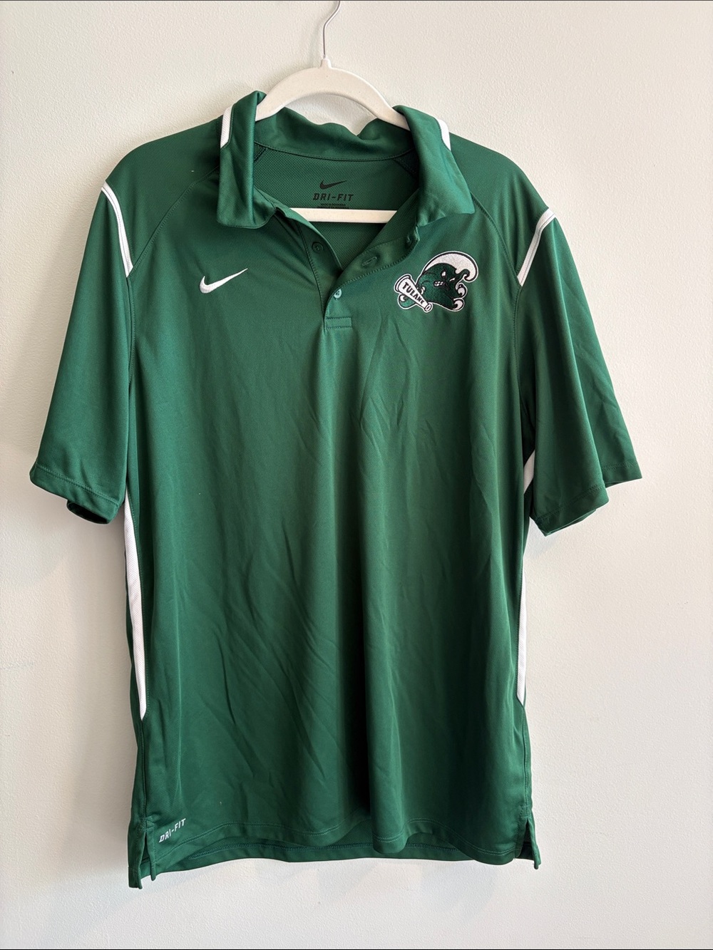 Tulane men’s dryi- fit polo